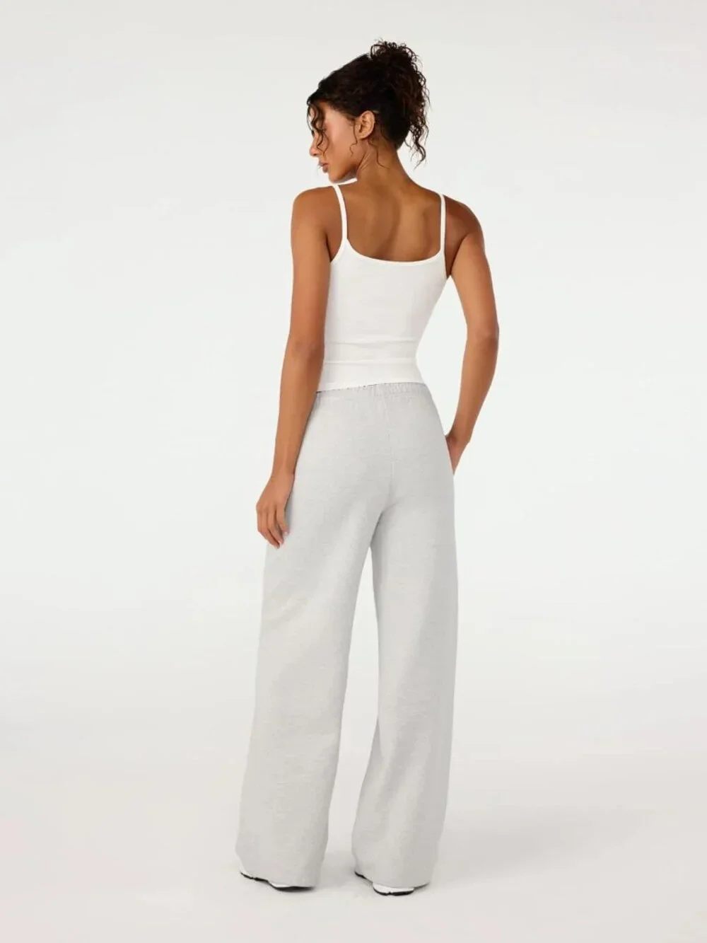 CSB Straight Leg Sweatpants in Snow Marle, Size XXS - Picture 3 of 9